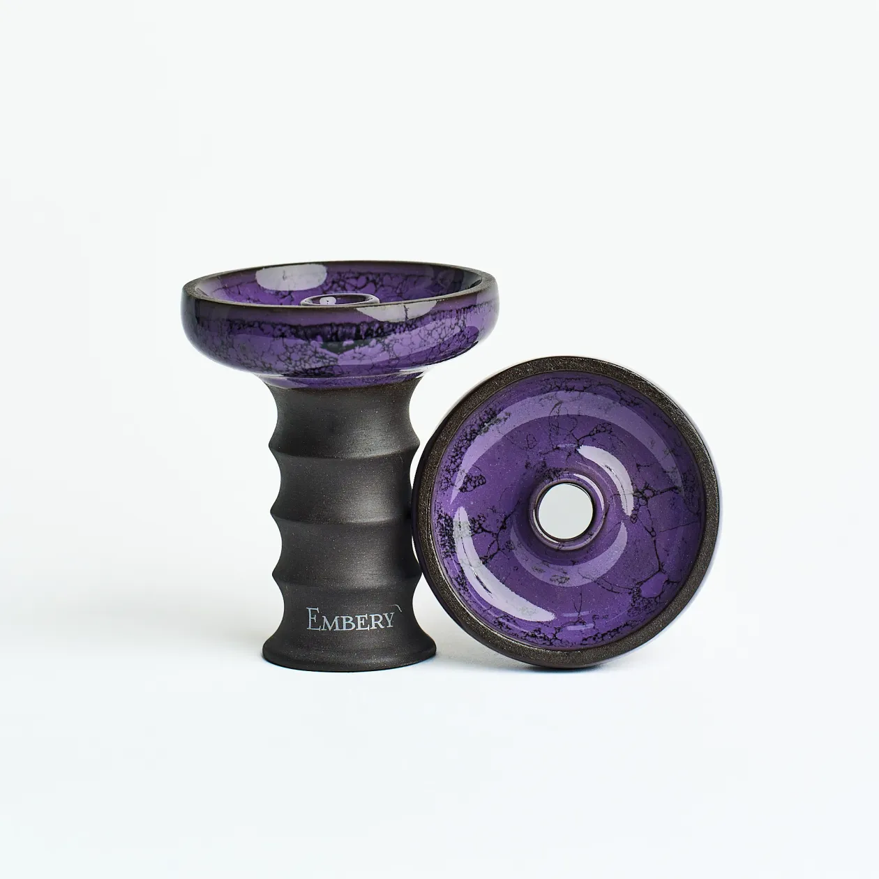 Чашка глиняна Embery JS-Phunnel Purple Black