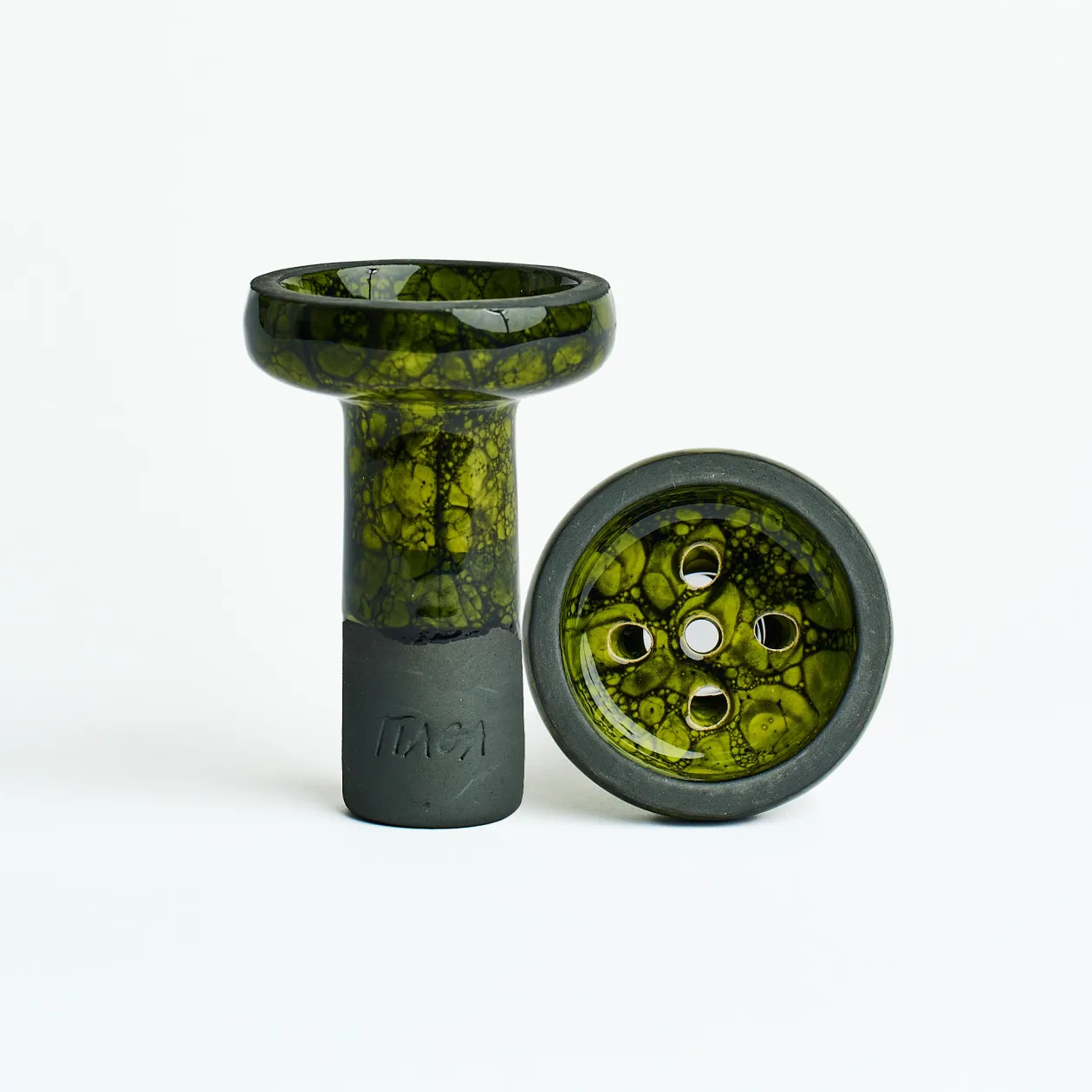 Чашка глиняна Tiaga Drops Green Чашка глиняна Tiaga Drops Green