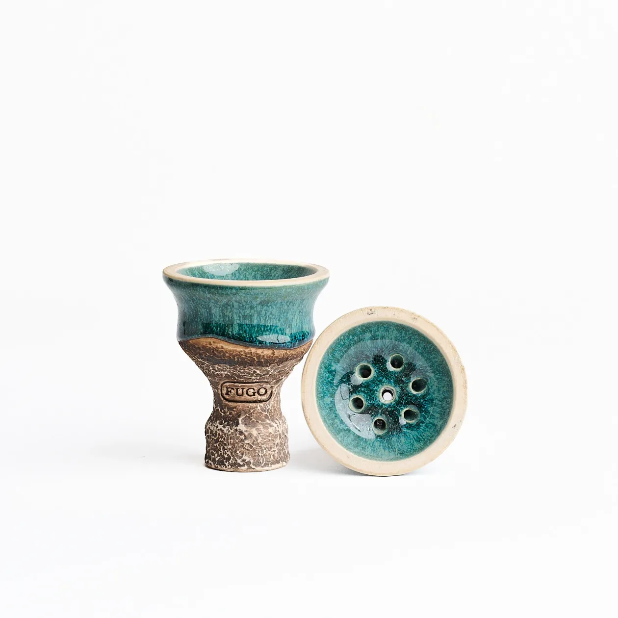 Чашка глиняна Fugo Bowl Upg Glaze Classic Wave Green