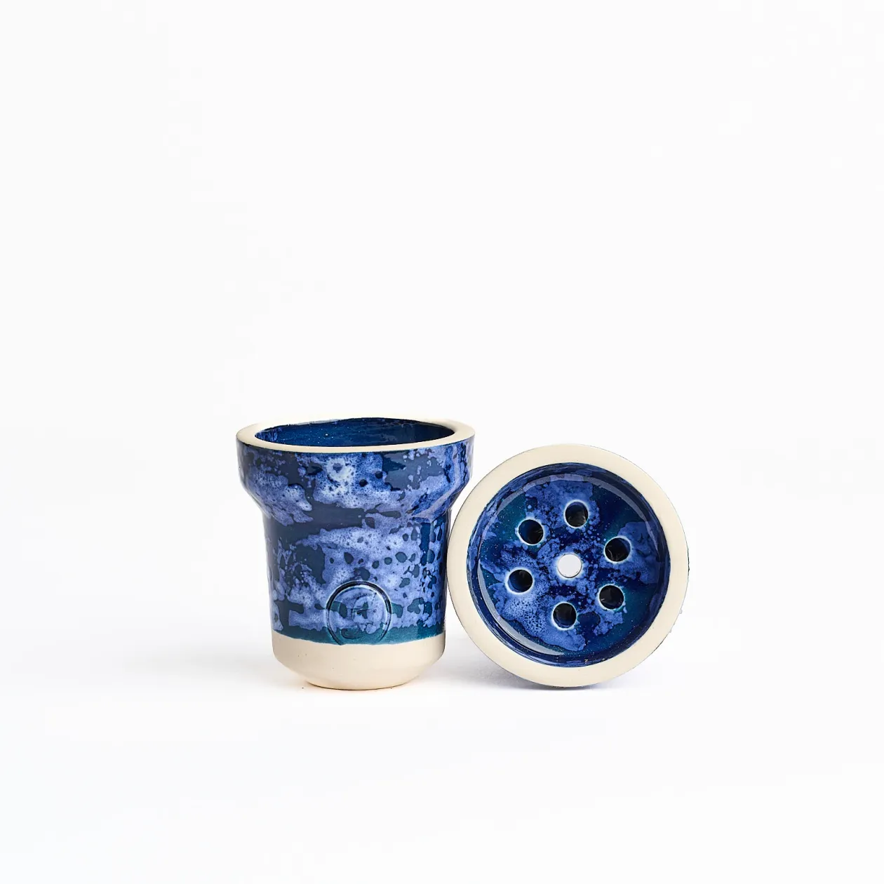 Чашка глиняна GrynBowls Accent Classic Blue Sky Чашка глиняна GrynBowls Accent Classic Blue Sky