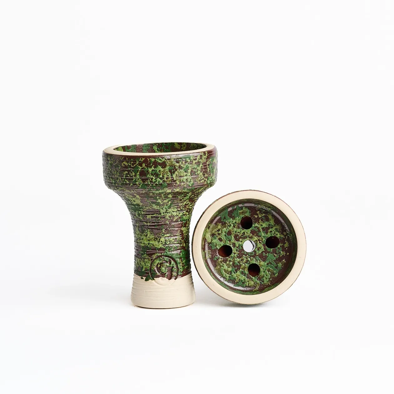 Чашка глиняна GrynBowls Killer Classic Green Wood
