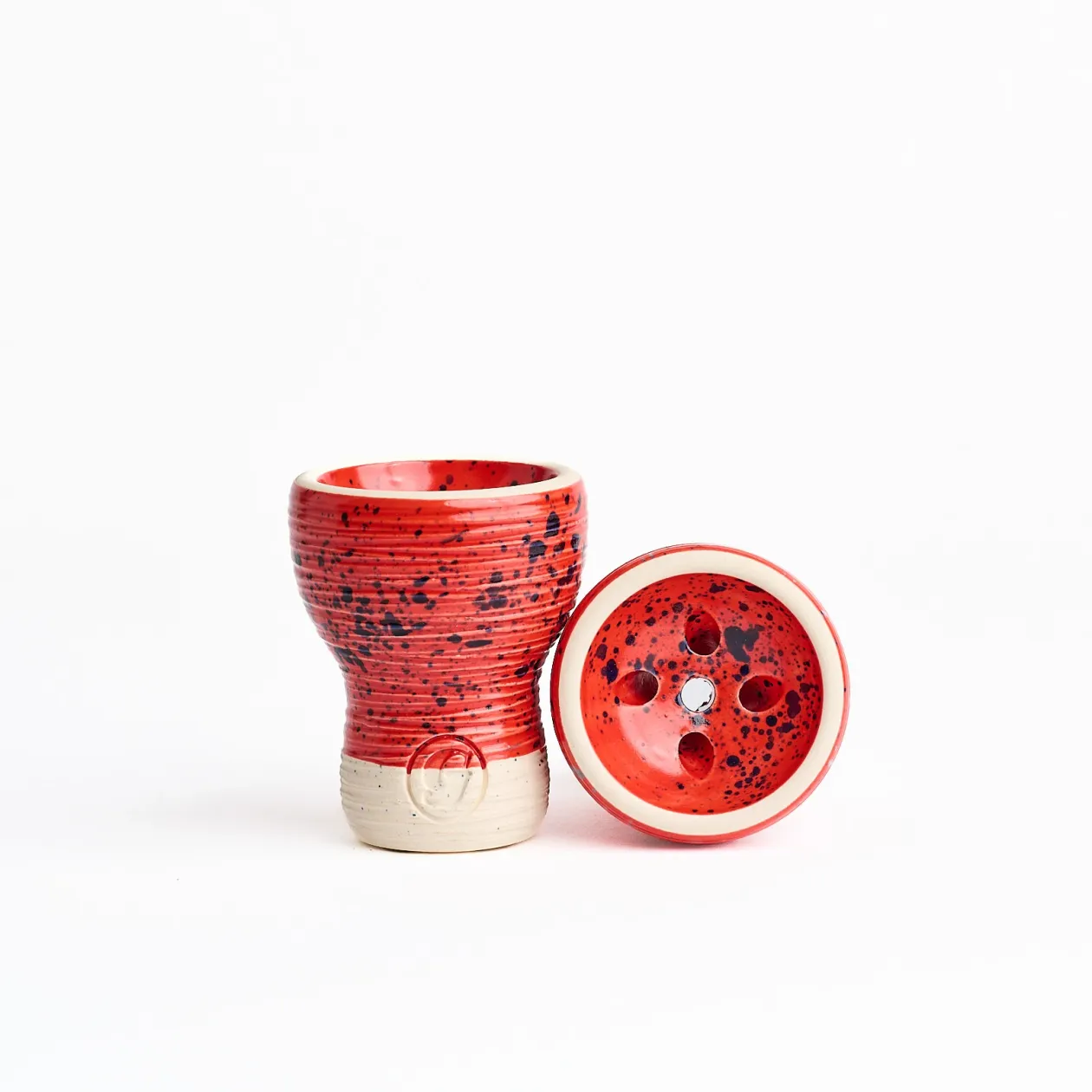 Чашка глиняна GrynBowls Turka Classic Red Black