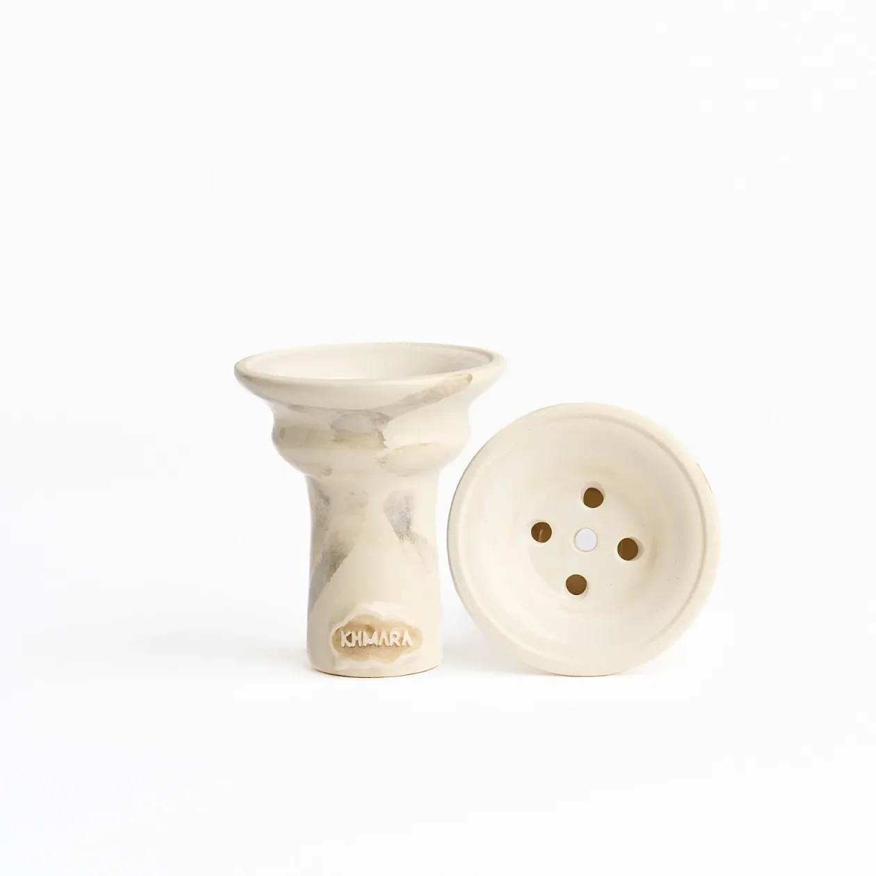 Чашка глиняна Khmara Tulipa-D Classic Marble White