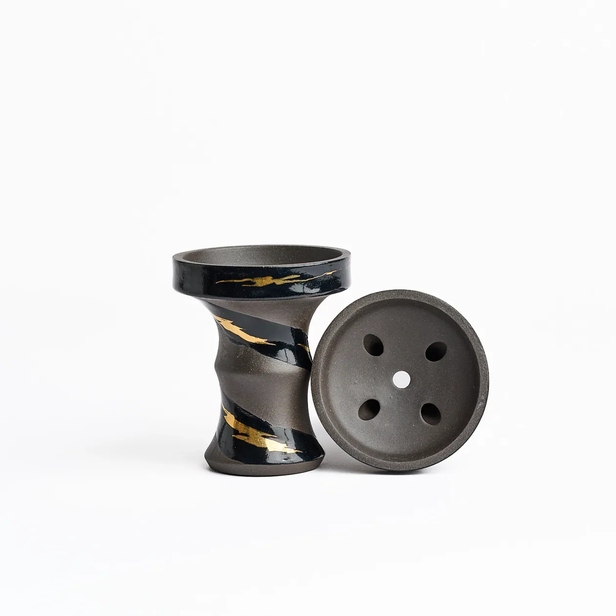 Чашка глиняна Personalka Bowl Classic Gold Black