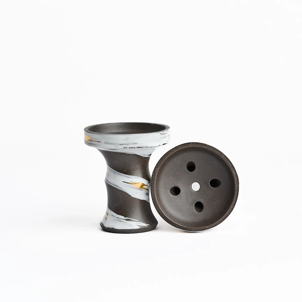 Чашка глиняна Personalka Bowl Classic Gold White