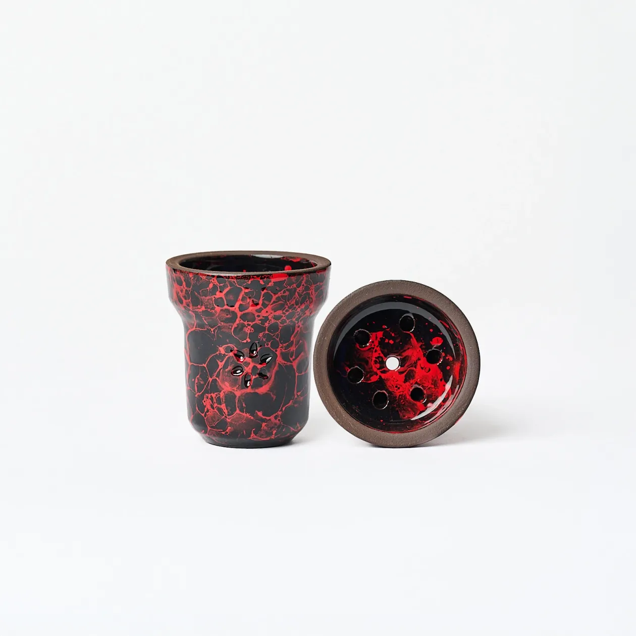 Чашка глиняна Solaris Classic Adam Black Red