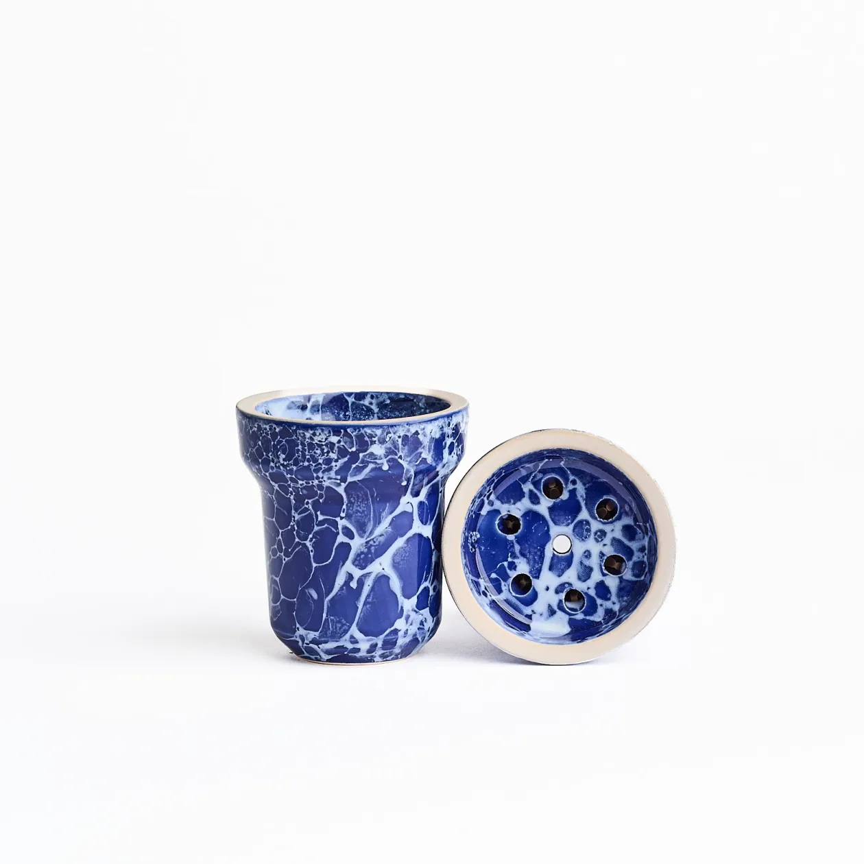 Чашка глиняна Solaris Classic Eva Blue White