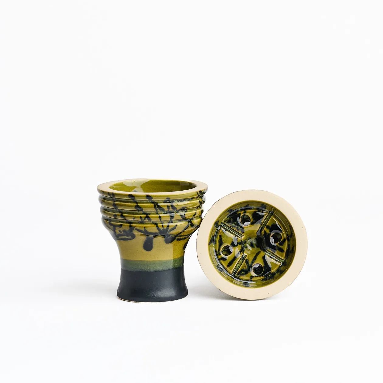 Чашка глиняна Sweet Bowl Unika Glaze Green
