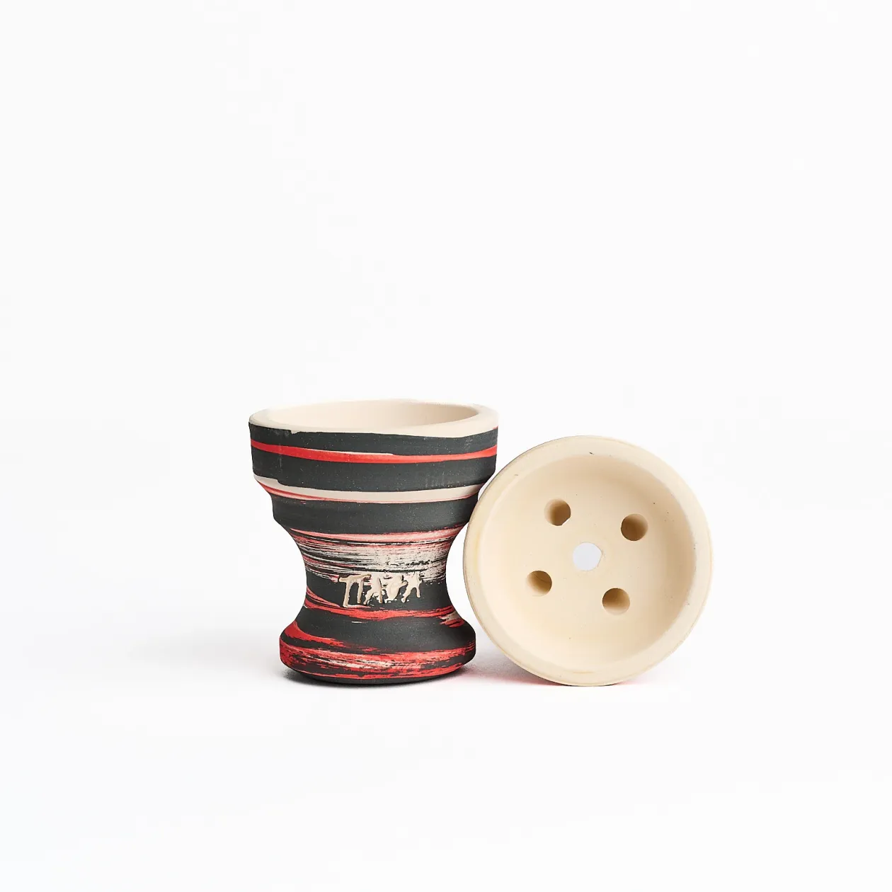 Чашка глиняна Tiaga Flash Classic Black Red