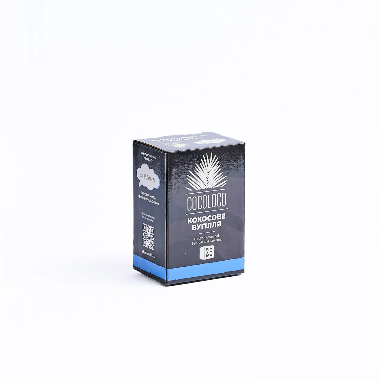 Вугілля кокосове Khmara CocoLoco 1кг 72cube Box