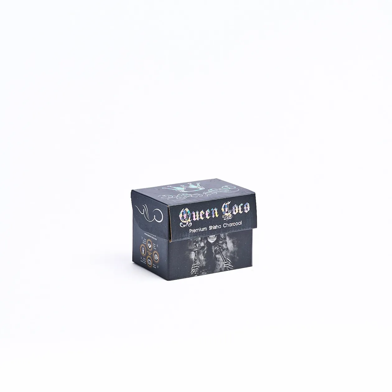 Вугілля кокосове Queen Coco 0.5кг 36cube Box