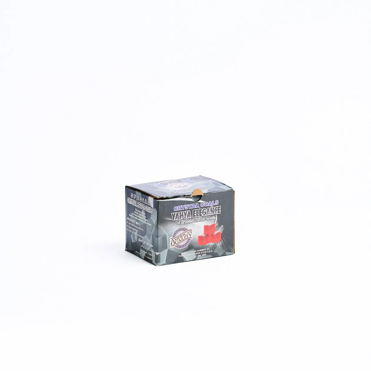Вугілля кокосове Yahya Elegance 0.5кг 36cube Box