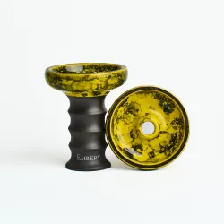 Чашка глиняна Embery JS-Phunnel Yellow Black