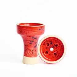 Чашка глиняна GrynBowls Killer Classic White Red