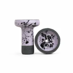 Чашка глиняна Tiaga Drops Black Violet