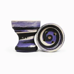 Чашка глиняна Tiaga Flash Light Black Violet