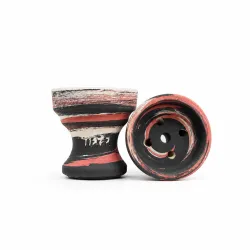 Чашка глиняна Tiaga Flash Light Red Black