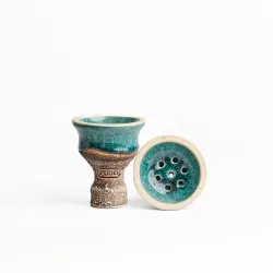 Чашка глиняна Fugo Bowl Upg Glaze Classic Wave Green