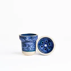 Чашка глиняна GrynBowls Accent Classic Blue Sky