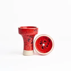 Чашка глиняна GrynBowls Killer Classic Red Black