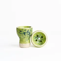 Чашка глиняна GrynBowls Turka Classic Green Blue