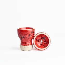 Чашка глиняна GrynBowls Turka Classic Red Black