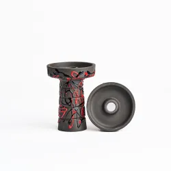 Чашка глиняна Gusto Bowl Harmony Phunnel Red Black