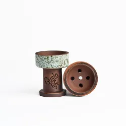Чашка глиняна Gusto Bowl Rook Classic White Grey