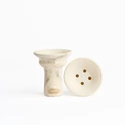 Чашка глиняна Khmara Tulipa-D Classic Marble White
