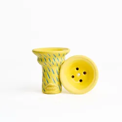 Чашка глиняна Khmara Tulipa-D Classic Yellow Beam Blue