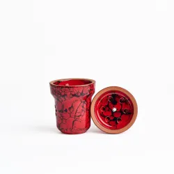 Чашка глиняная Solaris Classic Eva Red Black