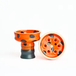 Чашка глиняна Vantablack Wave Orange