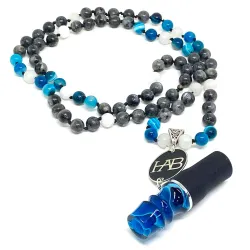 Персональный мундштук HAB Premium Blue Grey