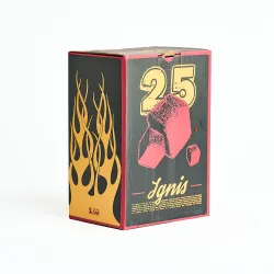 Вугілля кокосове Ignis 1кг 72cube Box